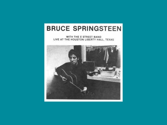 Bruce Springsteen - LIVE AT THE HOUSTON LIBERTY HALL, TEXAS